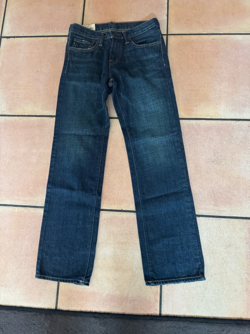 Abercrombie Dark Blue Straight Jeans